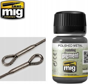 Vallejo Ammo: Modelling Pigment - Polished Metal (35 ml) 1