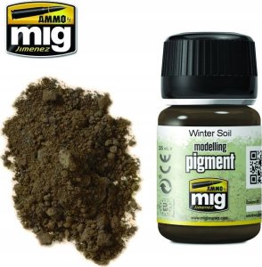 Vallejo Ammo: Modelling Pigment - Winter Soil (35 ml) 1