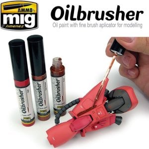 Vallejo Ammo: Oilbrusher - Rust (10 ml) 1