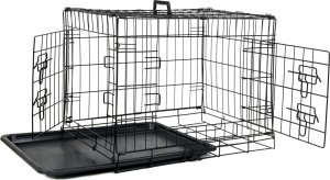 Funfit Wielofunkcyjna metalowa klatka - kojec dla psa, kota i innych zwierząt M/L 2