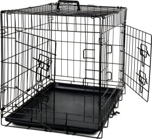 Funfit Wielofunkcyjna metalowa klatka - kojec dla psa, kota i innych zwierząt M/L 3