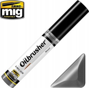 Vallejo Ammo: Oilbrusher - Steel (10 ml) 1