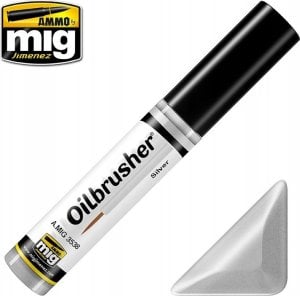 Vallejo Ammo: Oilbrusher - Silver (10 ml) 1