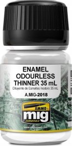 Vallejo Ammo: Enamel Odourless Thinner - White Spirit (35 ml) 1