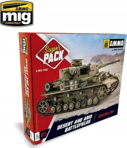 Vallejo Ammo: Super Pack - Desert and Arid Battlefields Solution Set 1