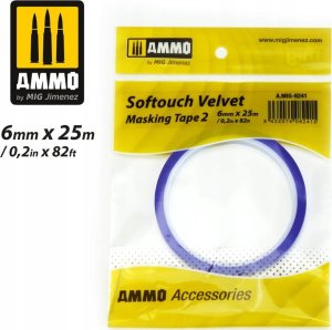 Vallejo Ammo: Softouch Velvet Masking Tape 2 (6 mm x 25 m)  1