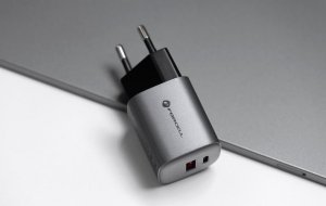 Ładowarka ForCell FORCELL F-ENERGY GaN VT-31 ładowarka sieciowa Typ C + USB A PD QC4.0 3A 33W szara 2