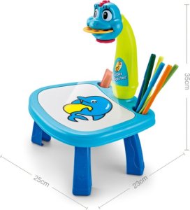 Hedo Wielofunkcyjny projektor / rzutnik do nauki rysowania - niebieski dinozaur 5