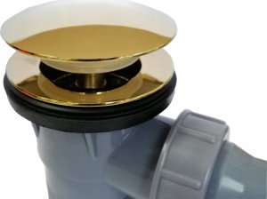 Syfon Tycner Syfon do wanny klik-klak złoty [1/20] 6