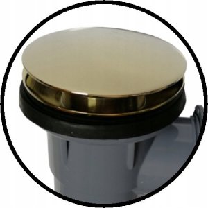 Syfon Tycner Syfon do wanny klik-klak złoty [1/20] 8