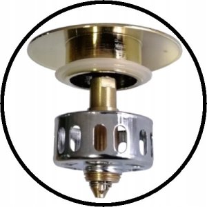 Syfon Tycner Syfon do wanny klik-klak złoty [1/20] 10