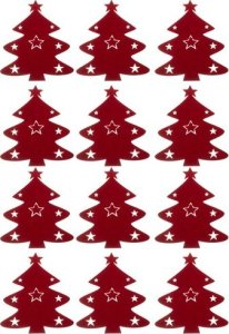 Dekoracja świąteczna Ruhhy kieszonka na sztućce 3