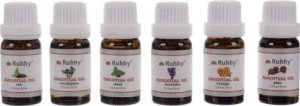 Dyfuzor zapachowy Ruhhy Olejek eteryczny- zestaw 6szt. 10ml Ruhhy 21939 7