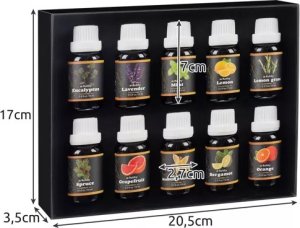 Dyfuzor zapachowy Ruhhy Olejek eteryczny- zestaw 10szt. 15ml Ruhhy 21938 7