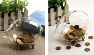 Ruhhy Skarbonka- świnka szklana  Ruhhy 22588 12