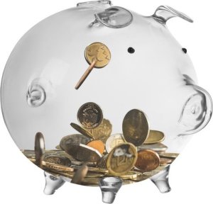 Ruhhy Skarbonka- świnka szklana  Ruhhy 22588 2