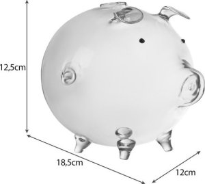 Ruhhy Skarbonka- świnka szklana  Ruhhy 22588 10