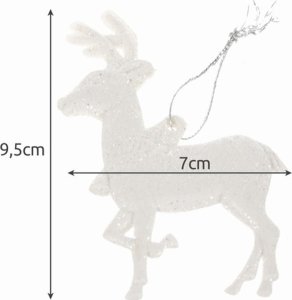 Ruhhy Bombki choinkowe- renifery 9szt. Ruhhy 22517 7