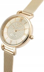 Zegarek Gino Rossi Damski zegarek z cyrkonią zapinany na bransolecie 3