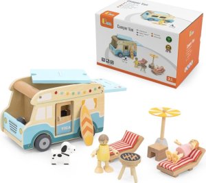 Viga Toys Drewniany Kamper Plaża Lumarko! 1