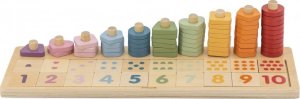 Viga Toys Drewniane Liczydło Sorter Nauka Liczb Montessori 9