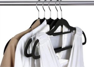 Ruhhy Wieszak na ubrania 20 szt. czarny (22536) 12