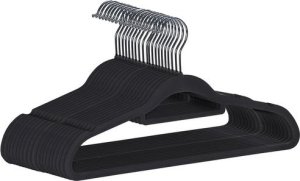 Ruhhy Wieszak na ubrania 20 szt. czarny (22536) 4