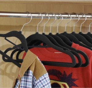 Ruhhy Wieszak na ubrania 20 szt. czarny (22536) 9