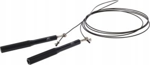 Skakanka sportowa XQMax SKAKANKA SZYBKOŚCIOWA REGULOWANA UCHWYTY ALUMINIOWE 300 CM XQMAX CZARNA 2