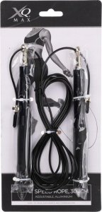 Skakanka sportowa XQMax SKAKANKA SZYBKOŚCIOWA REGULOWANA UCHWYTY ALUMINIOWE 300 CM XQMAX CZARNA 3