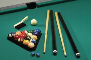 Garlando Biliardo stalas GARLANDO CHICAGO 5 Pilkas su priedais 3