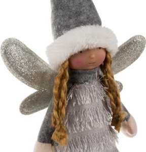 Dekoracja świąteczna Ruhhy Wróżka- figurka świąteczna szara Ruhhy 22343 4