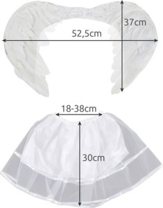 Dekoracja świąteczna Kruzzel Kostium- aniołek Kruzzel 22560 3