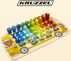 Kruzzel Układanka drewniana- sorter 6w1 22636 3