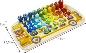 Kruzzel Układanka drewniana- sorter 6w1 22636 4