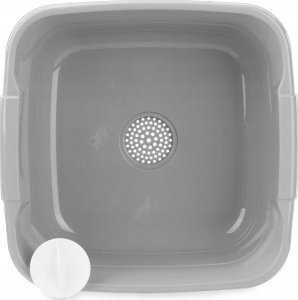 Kinvara Miska do mycia naczyń z korkiem, 11 l 2