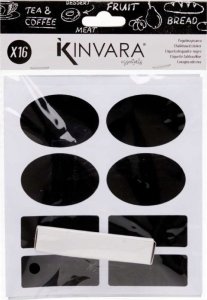 Kinvara Etykiety kredowe, naklejki do organizacji, 16 szt. 3
