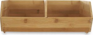 Kinvara Organizer bambusowy na biurko, dwie przegródki 2