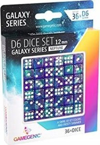Gamegenic Gamegenic: Galaxy Series - D6 Dice Set (16 mm) - Aurora 3