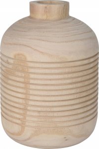 Home Styling Collection Wazon drewniany, Ø 15 cm 1