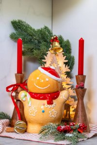 Home Styling Collection Drewniany świecznik, akacja, 22 cm 3