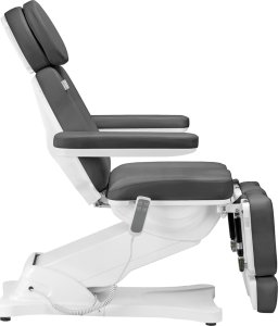 Activeshop Elektryczny fotel kosmetyczny SILLON CLASSIC 2 silniki pedi szary 4