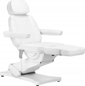 Activeshop Elektryczny fotel kosmetyczny SILLON CLASSIC 4 silniki z kołyską biały 4