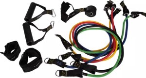 Trizand Taśma treningowa 22716 różne poziomy oporu w zestawie wielokolorowy 5 szt. 3