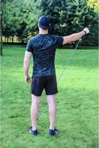 Trizand Taśma treningowa 22716 różne poziomy oporu w zestawie wielokolorowy 5 szt. 8