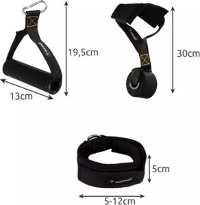 Trizand Taśma treningowa 22716 różne poziomy oporu w zestawie wielokolorowy 5 szt. 9