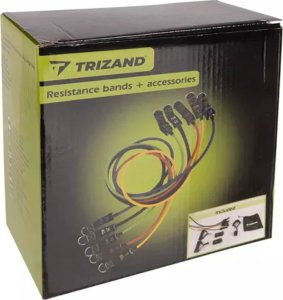 Trizand Taśma treningowa 22716 różne poziomy oporu w zestawie wielokolorowy 5 szt. 10