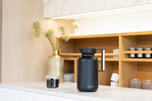 Vialli Design TERMOS Z WKŁADEM SZKLANYM LUNGO 1L CZARNY 9262 7