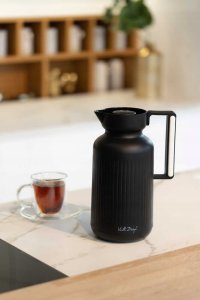 Vialli Design TERMOS Z WKŁADEM SZKLANYM LUNGO 1L CZARNY 9262 9