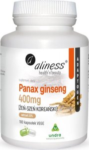 Aliness ALINESS Panax Ginseng 400mg 100vegcaps 1